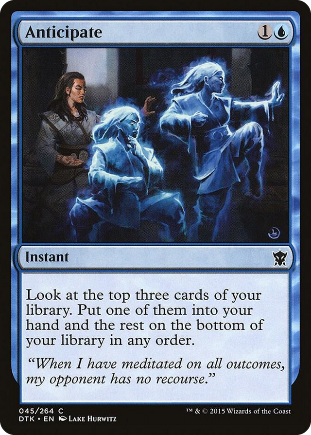 0045 Anticipate C Dragons of Tarkir