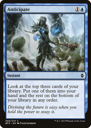 0069 Anticipate C Battle for Zendikar