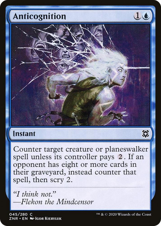 0045 Anticognition C Zendikar Rising