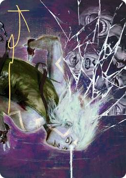 0046 Anticognition Art Card (Gold-Stamped Signature) S Art Series: Zendikar Rising