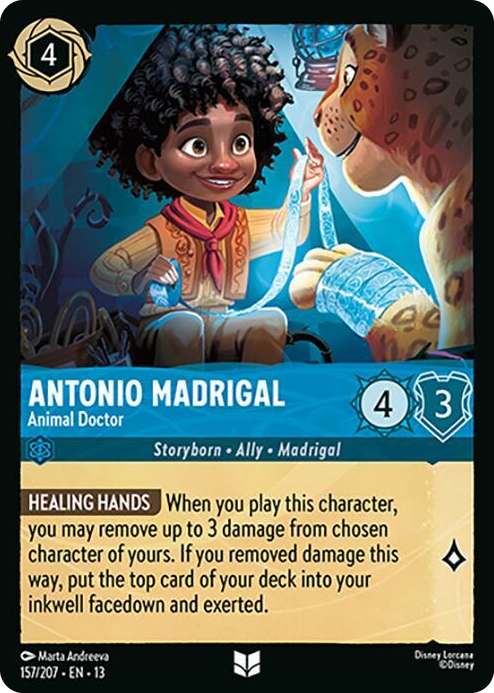 Antonio Madrigal - Animal Doctor #157 Uncommon - Attack of the Vine! Pokemon card