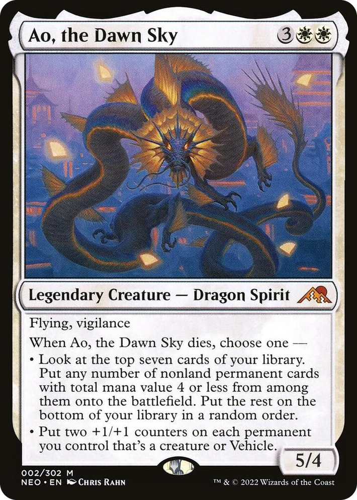 0002 Ao, the Dawn Sky M Kamigawa: Neon Dynasty