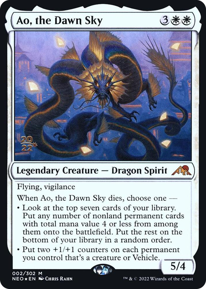 0002 Ao, the Dawn Sky M Prerelease Cards