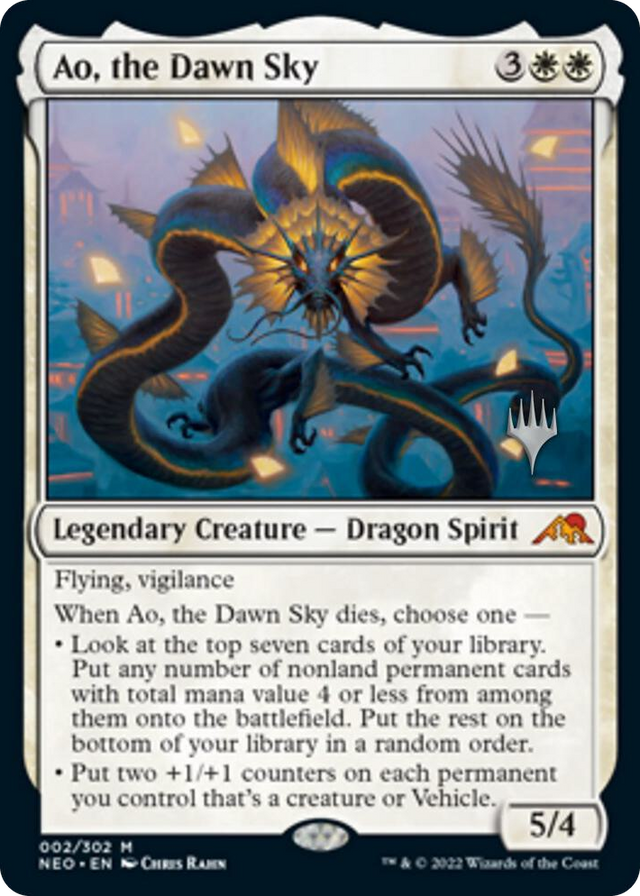 0002 Ao, the Dawn Sky M Promo Pack: Kamigawa: Neon Dynasty