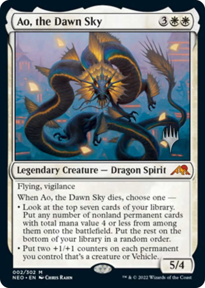 0002 Ao, the Dawn Sky M Promo Pack: Kamigawa: Neon Dynasty