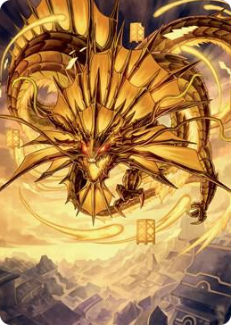 0046 Ao, the Dawn Sky Art Card (46/81) S Art Series: Kamigawa: Neon Dynasty