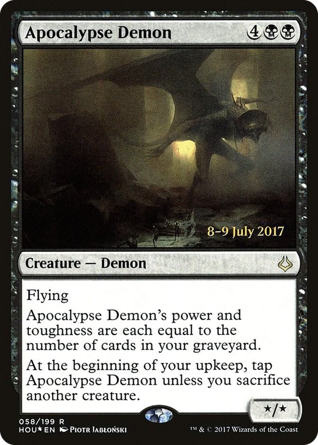 0058 Apocalypse Demon R Prerelease Cards
