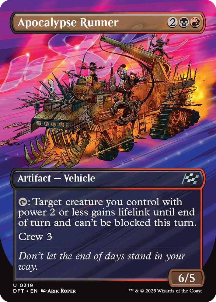 0319 Apocalypse Runner (Borderless) U Aetherdrift