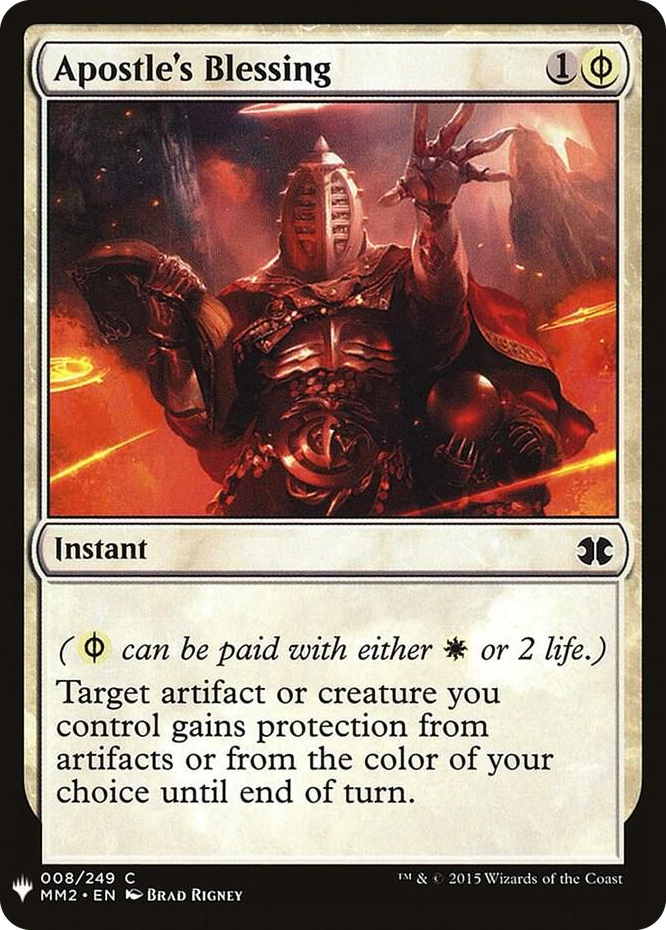 Apostle's Blessing #8 C - The List Reprints Pokemon card