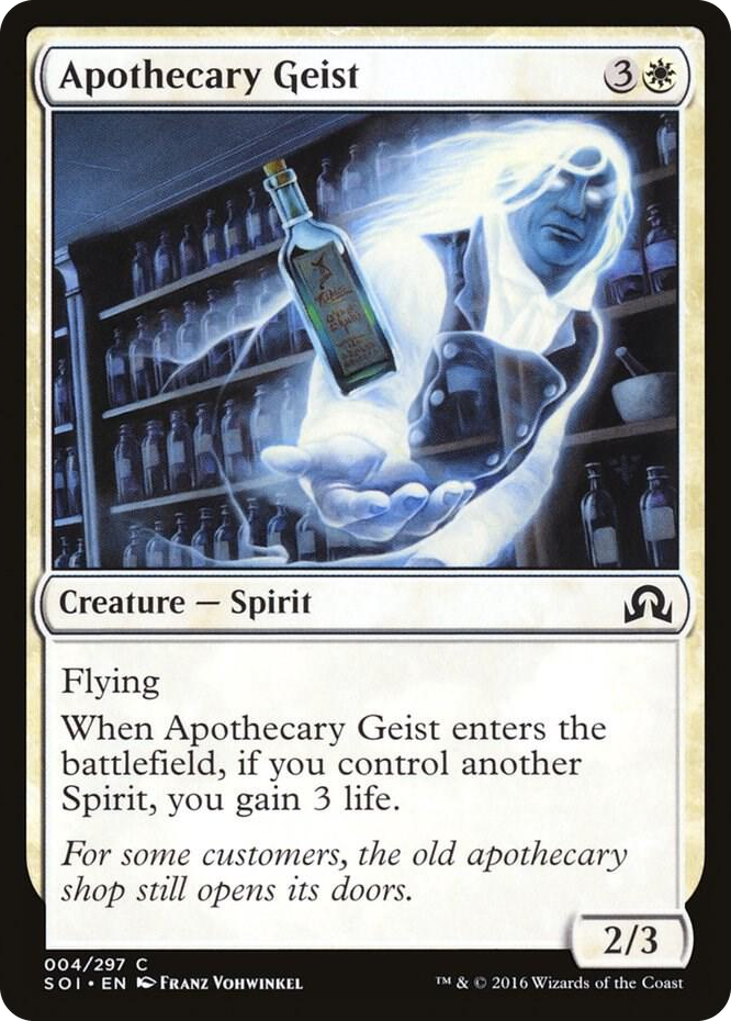Apothecary Geist #4 C - Shadows over Innistrad Pokemon card