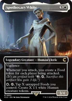 0001 Apothecary White (Borderless) R Ravnica: Clue Edition