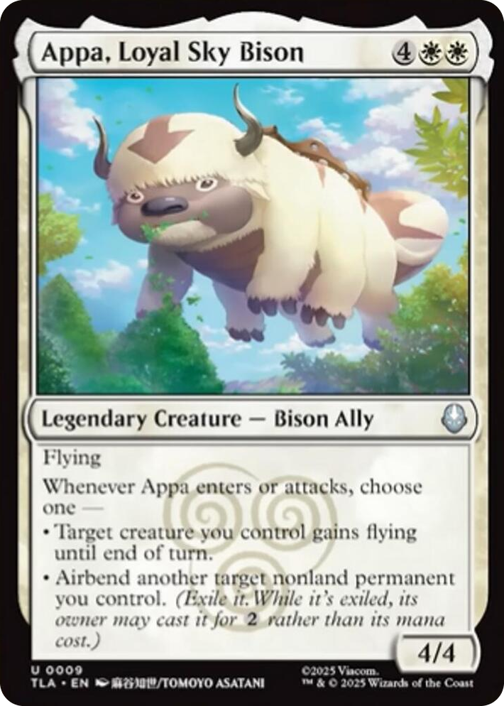 0009 Appa, Loyal Sky Bison U The Last Airbender