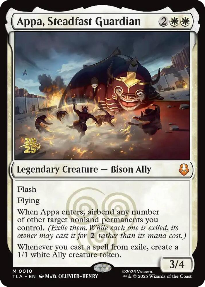 Appa, Steadfast Guardian #10 M - Prerelease Cards Pokemon card