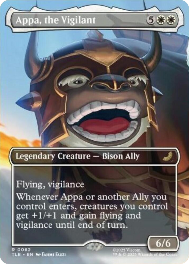 0062 Appa, the Vigilant (Borderless) R The Last Airbender: Eternal-Legal