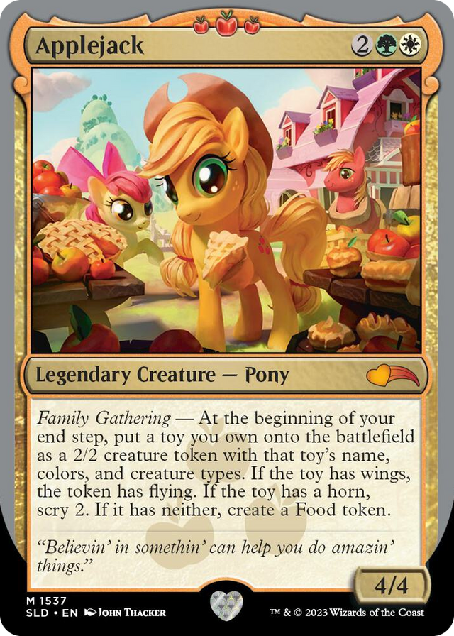 1537 Applejack M Secret Lair Drop Series