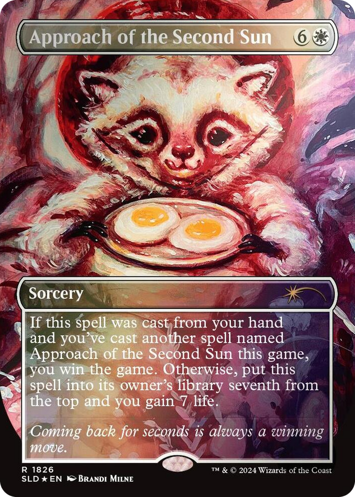 Approach of the Second Sun (Rainbow Foil) #1826 R - Secret Lair Drop Series Pokemon card