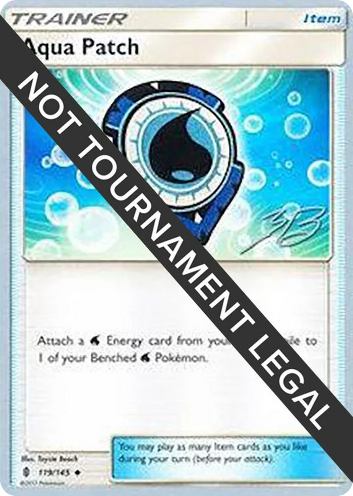 0119 Aqua Patch - 2017 (Zachary Bokhari) Uncommon World Championship Decks