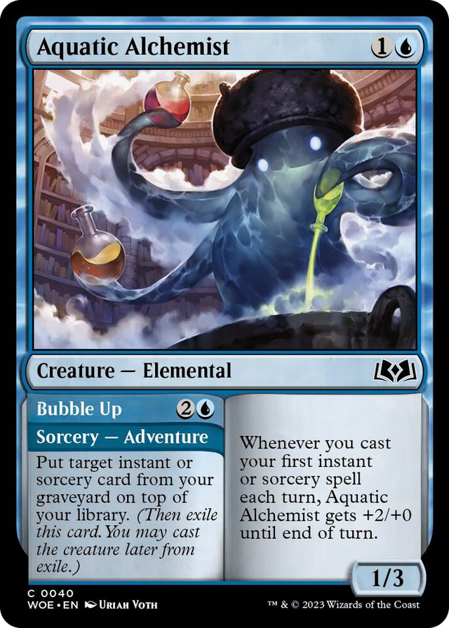 0040 Aquatic Alchemist C Wilds of Eldraine