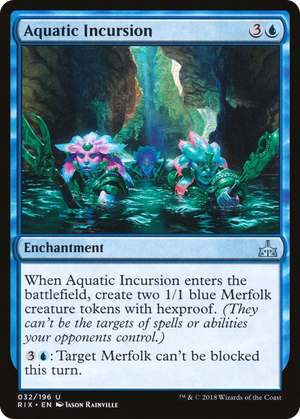 0032 Aquatic Incursion U Rivals of Ixalan