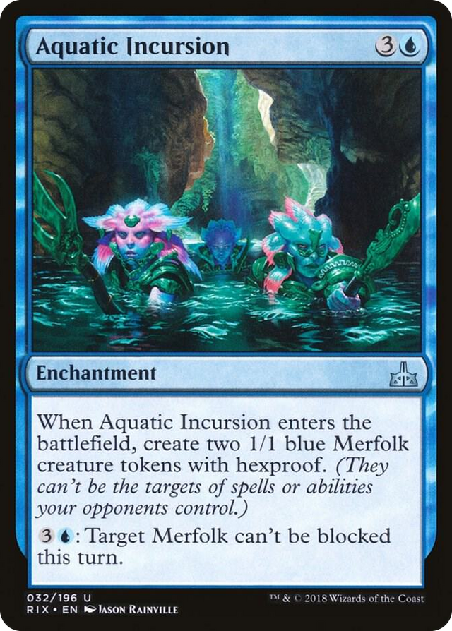 0032 Aquatic Incursion U Rivals of Ixalan