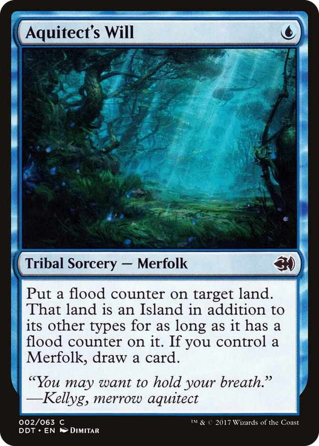 0002 Aquitect's Will C Duel Decks: Merfolk vs. Goblins
