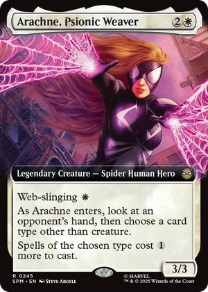 0245 Arachne, Psionic Weaver (Extended Art) R Marvel's Spider-Man