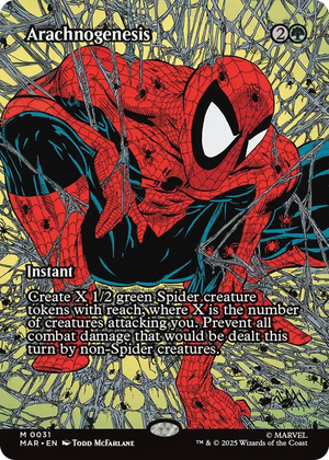 0031 Arachnogenesis (Borderless) M Marvel Universe Eternal-Legal