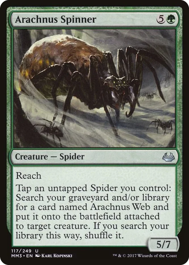 0117 Arachnus Spinner U Modern Masters 2017