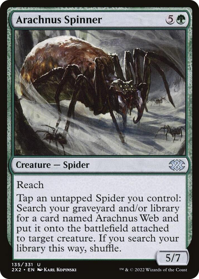 0135 Arachnus Spinner U Double Masters 2022