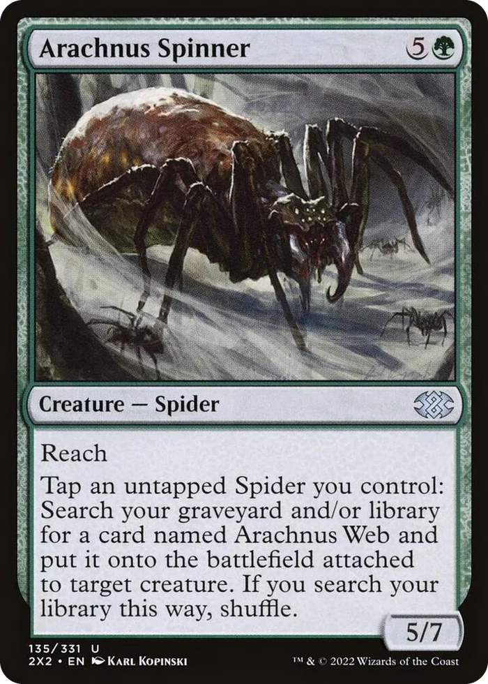 0135 Arachnus Spinner U Double Masters 2022