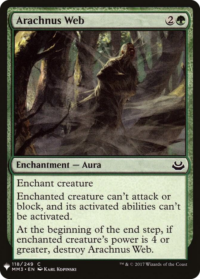 0118 Arachnus Web C The List Reprints