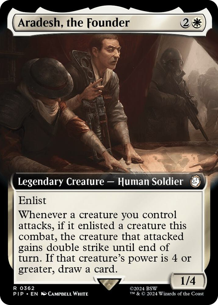 0362 Aradesh, the Founder (Extended Art) R Universes Beyond: Fallout