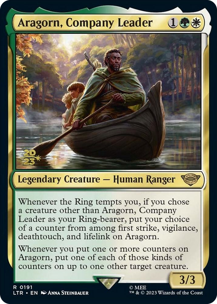 0191 Aragorn, Company Leader R Prerelease Cards