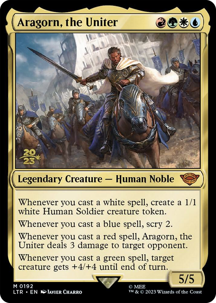 0192 Aragorn, the Uniter M Prerelease Cards