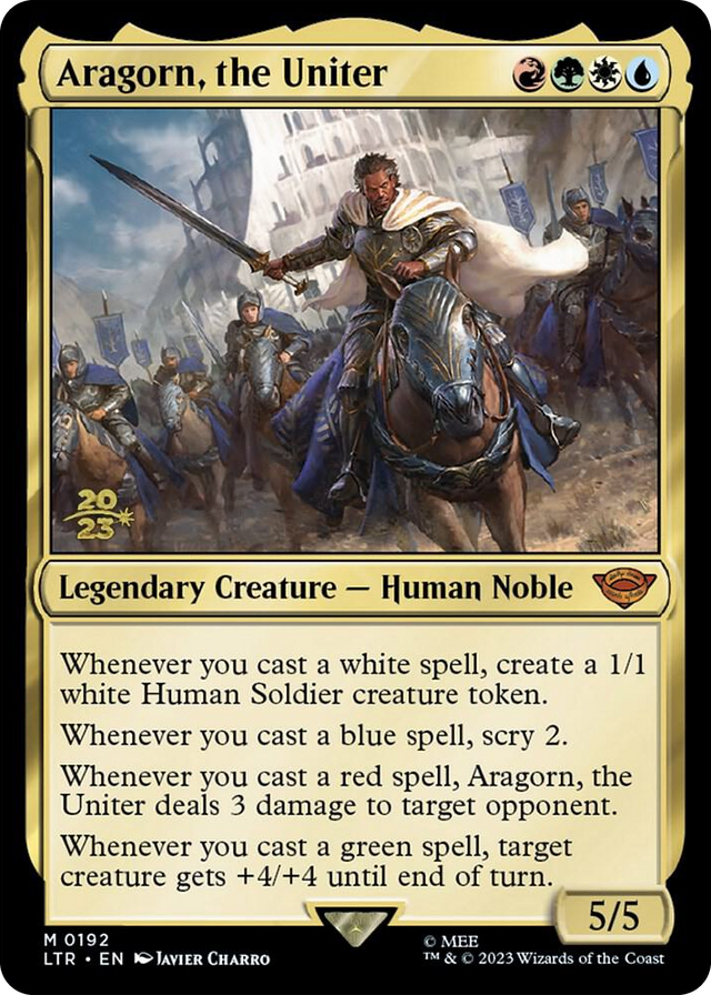 0192 Aragorn, the Uniter M Prerelease Cards