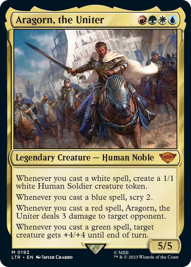 0192 Aragorn, the Uniter M Universes Beyond: The Lord of the Rings: Tales of Middle-earth
