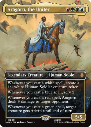 0029 Aragorn, the Uniter (Borderless) M The Hobbit: Eternal-Legal
