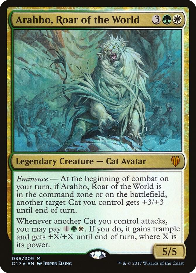 0035 Arahbo, Roar of the World M Commander 2017