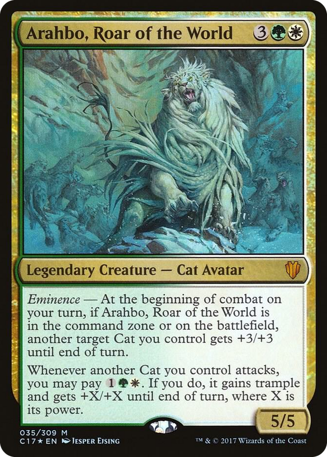 0035 Arahbo, Roar of the World M Commander 2017