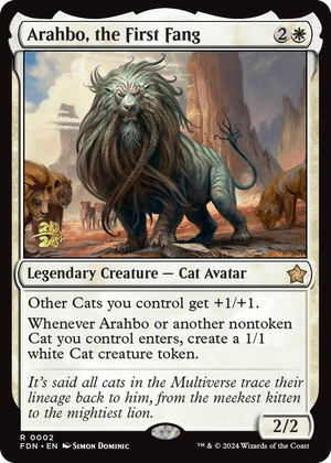 0002 Arahbo, the First Fang R Prerelease Cards