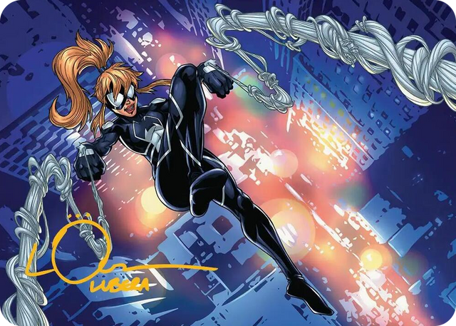 0037 Arana, Heart of the Spider Art Card (Gold-Stamped Signature) S Art Series: Marvel's Spider-Man