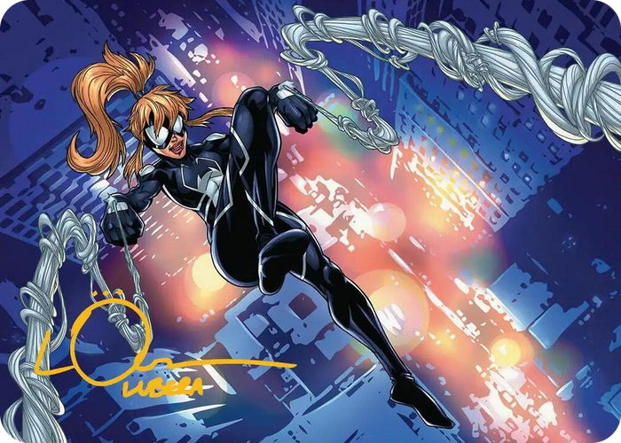 Arana, Heart of the Spider Art Card (Gold-Stamped Signature) #37 S - Art Series: Marvel's Spider-Man Pokemon card