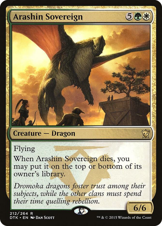 0212 Arashin Sovereign R Dragons of Tarkir