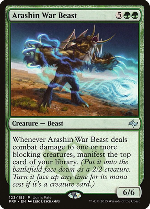 0123 Arashin War Beast P Ugin's Fate Promos