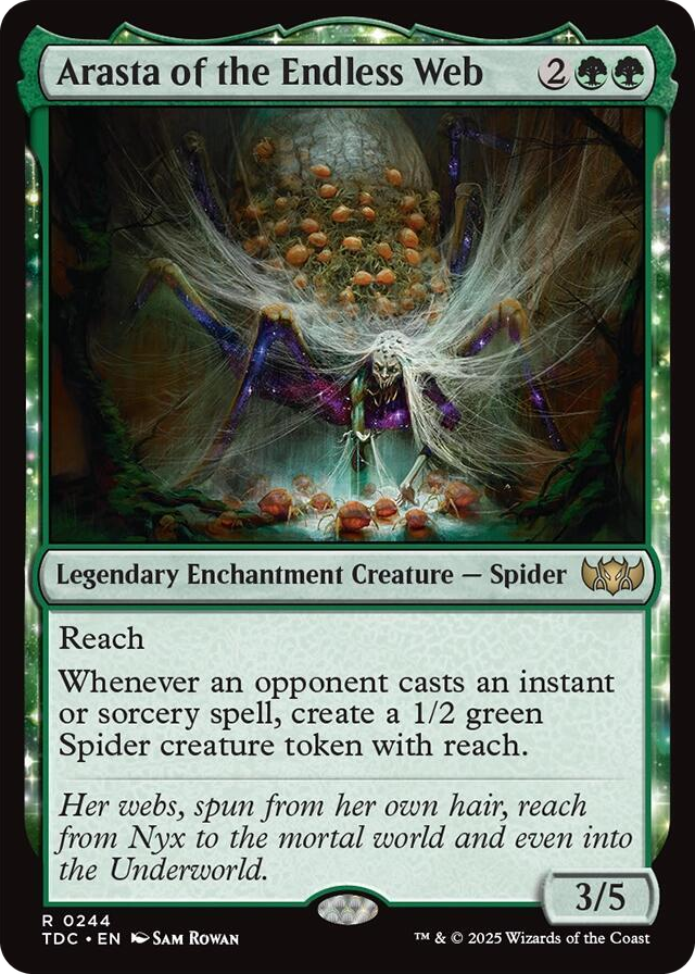 0244 Arasta of the Endless Web R Commander: Tarkir: Dragonstorm