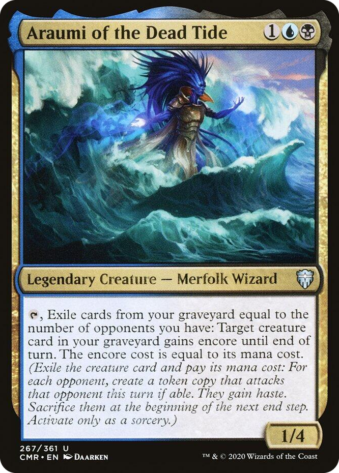 0267 Araumi of the Dead Tide U Commander Legends