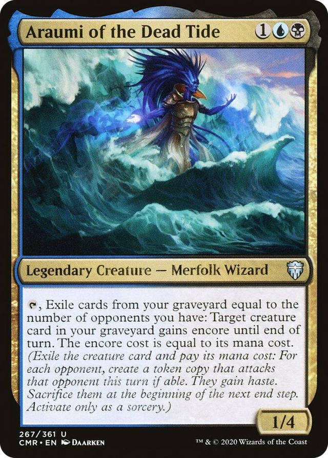 0267 Araumi of the Dead Tide U Commander Legends