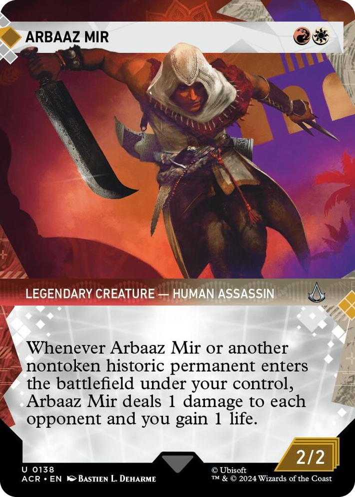 0138 Arbaaz Mir (Showcase) U Universes Beyond: Assassin's Creed