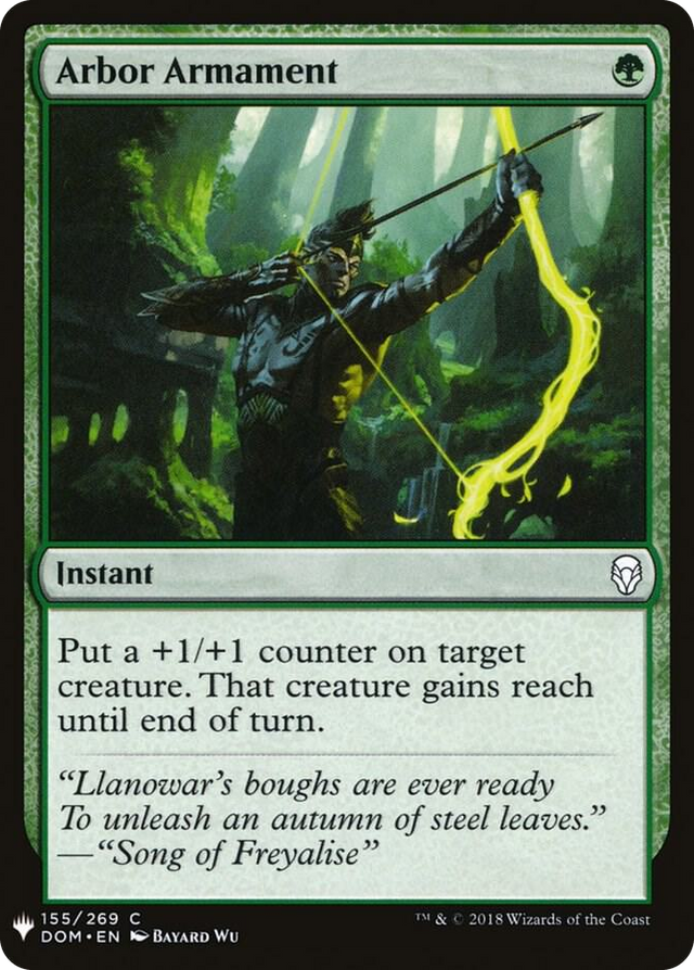 0155 Arbor Armament C The List Reprints