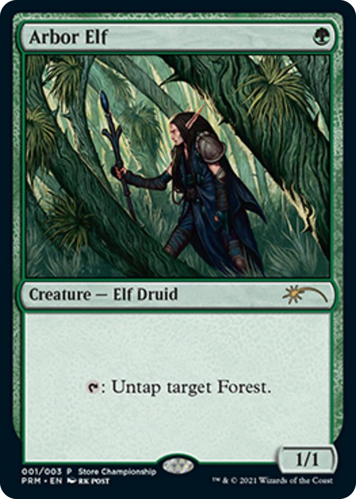 Arbor Elf #1 P - Game Day & Store Championship Promos Pokemon card